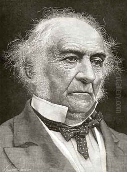 William Ewart Gladstone Oil Painting by William Biscombe Gardner