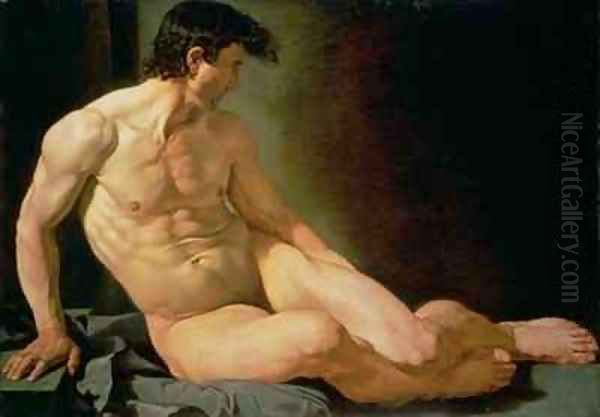 Male Nude Oil Painting by Joseph Galvan