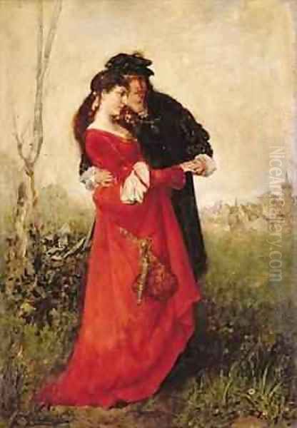 The Lovers Oil Painting by Max Gaisser