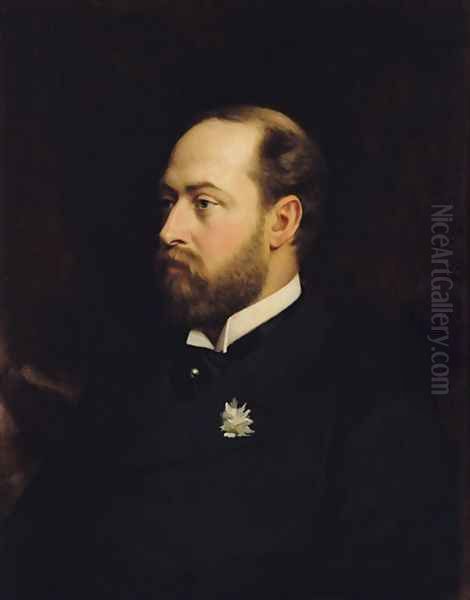 Edward VII 1841-1910 Oil Painting by Michele Gordigiani