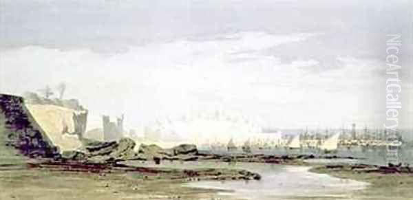 View of Cadiz Oil Painting by Stanislas Gorin