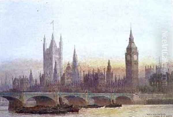 Westminster 2 Oil Painting by Frederick E.J. Goff