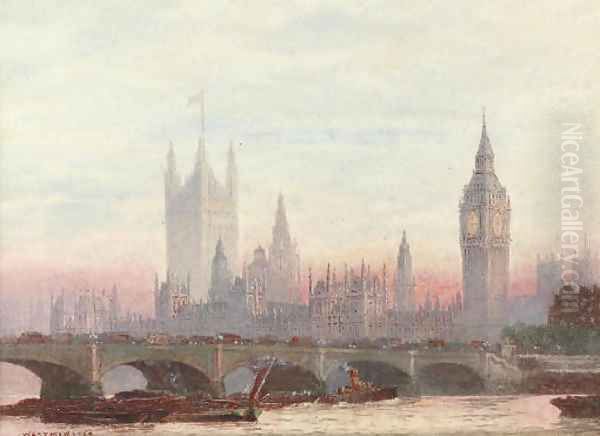 Westminster 3 Oil Painting by Frederick E.J. Goff