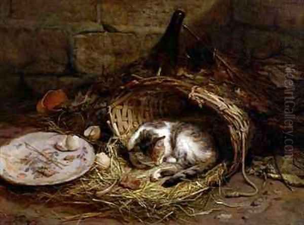 The Afternoon Nap Oil Painting by Jules Gasson