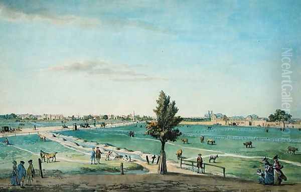 Kennington Common Oil Painting by Samuel Hieronymous Grimm