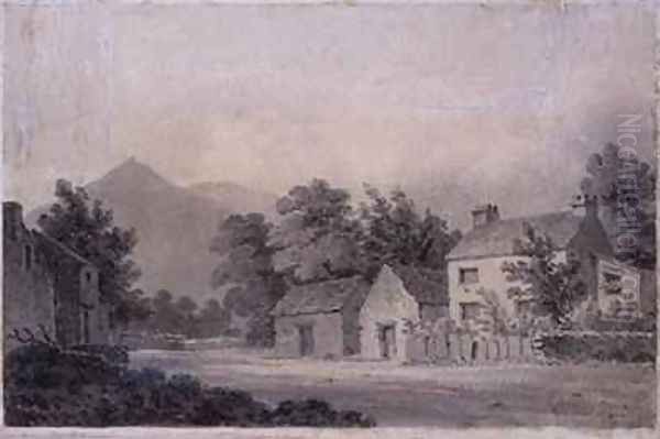 Dove Cottage Grasmere Oil Painting by Amos Green