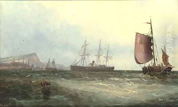 Off Dover Oil Painting by Carleton Grant