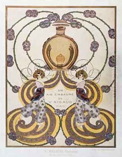 Advertisement for Un Air Embaume perfume by Rigaud Oil Painting by Carlo Granelli