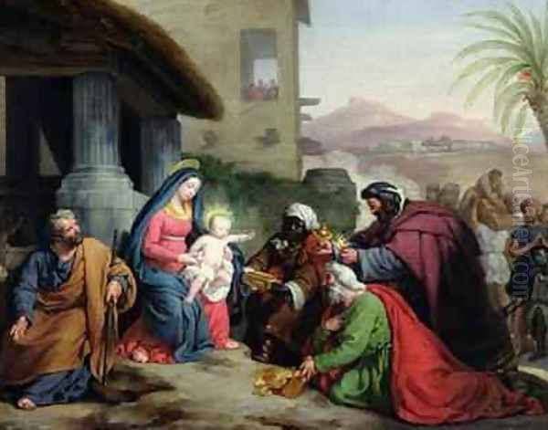 The Adoration of the Magi Oil Painting by Jean Pierre Granger