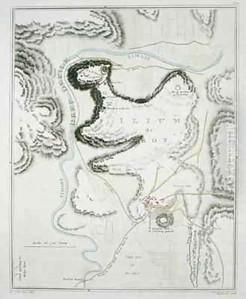 Plan of the city of Troy by Gell, Sir William