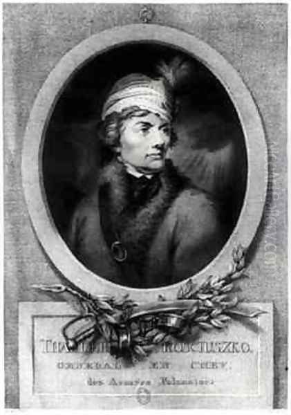 Tadeusz Kosciuszko 1746-1817 Oil Painting by Giuseppe or Josef Grassi