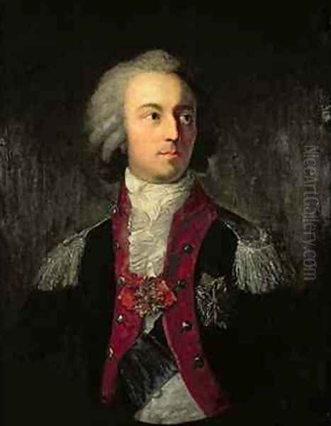 Prince Adam Kazimierz Czartoryski 1734-1823 Oil Painting by Giuseppe or Josef Grassi