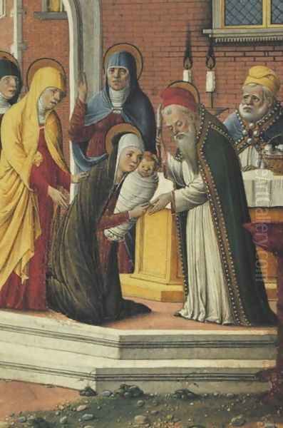 Presentation in the Temple Oil Painting by da Cremona Girolamo