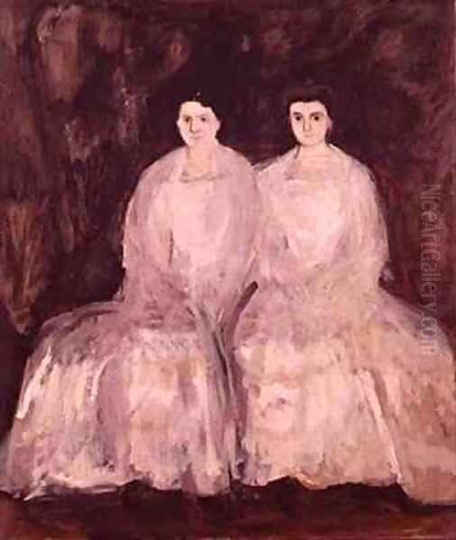 The Two Sisters Oil Painting by Richard Gerstl