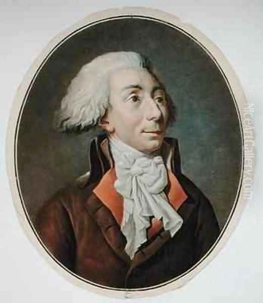 Louis Michel Le Peletier de Saint Fargeau 1760-93 Oil Painting by Jean Francois Garneray