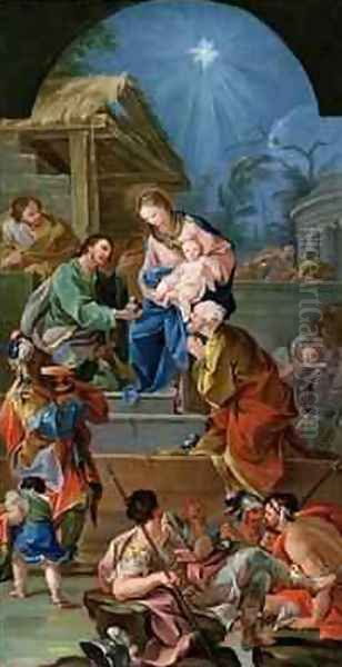 Adoration of the Magi Oil Painting by Antonio the Elder Gonzalez Velazquez