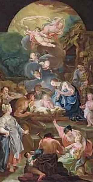 Adoration of the Shepherds Oil Painting by Antonio the Elder Gonzalez Velazquez