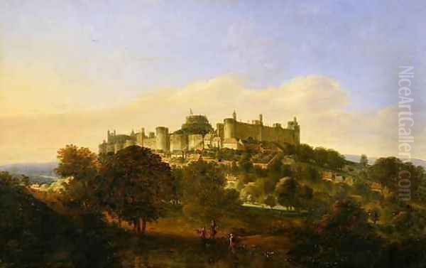 Windsor Castle from the South Oil Painting by Jan the Elder Griffier