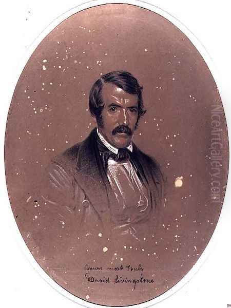 Portrait of David Livingstone 1813-73 Oil Painting by Edward Grimston