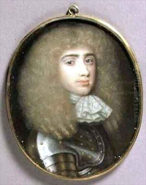 Portrait Miniature of Robert Porter Oil Painting by Richard (Dwarf Gibson) Gibson