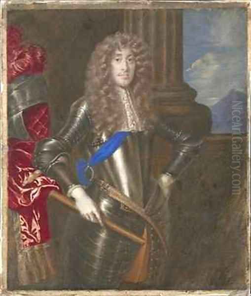 James II as Duke of York Oil Painting by Richard (Dwarf Gibson) Gibson