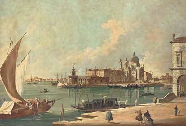 The entrance to the Grand Canal, Venice Oil Painting by Francesco Guardi