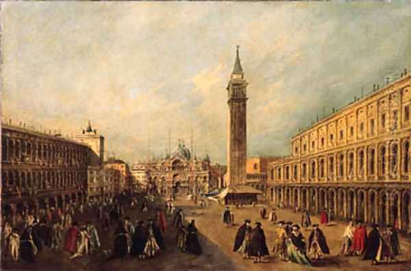 The Basilica di San Marco, Venice Oil Painting by Francesco Guardi