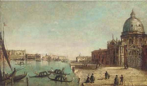 On the Grand Canal Oil Painting by Francesco Guardi