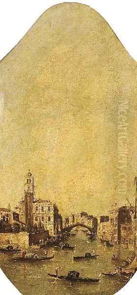 The Canareggio, Venice Oil Painting by Francesco Guardi