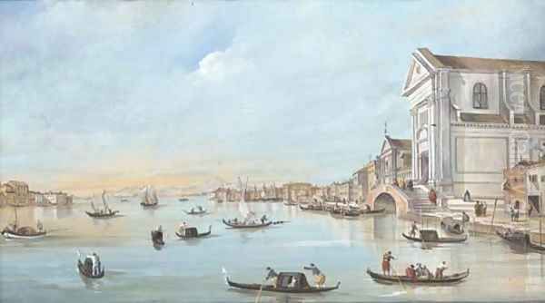 View of the Zattere, Venice Oil Painting by Francesco Guardi