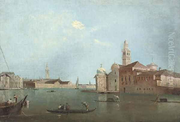 The island of San Michele Oil Painting by Francesco Guardi