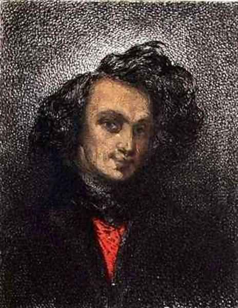 Self portrait Oil Painting by Gautier, Theophile