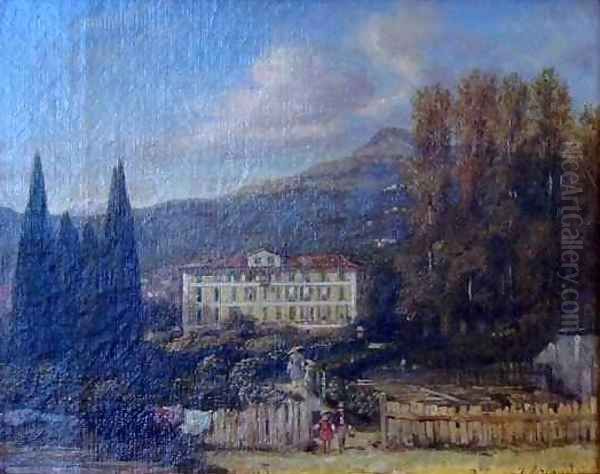 Tiranty House Oil Painting by Jacques Guiaud