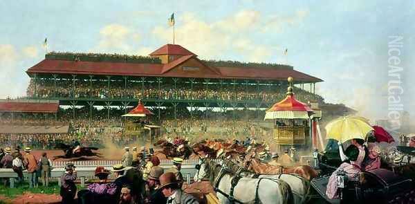 The American Derby Chicago Oil Painting by Theodor Groll