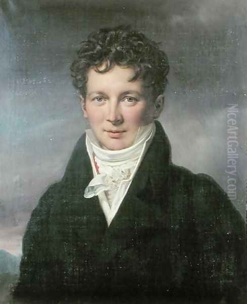 Francois Magendie 1783-1855 Oil Painting by Paulin Jean Baptiste Guerin