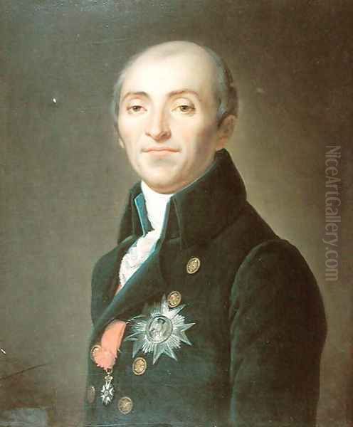 Bernard Germain Etienne de Laville 1756-1825 Comte de Lacepede Oil Painting by Paulin Jean Baptiste Guerin