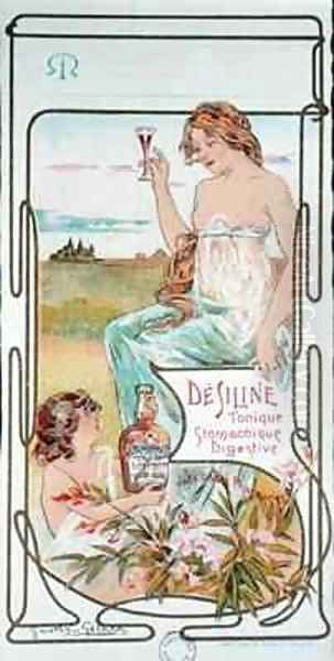 Advertisement for Desiline stomach digestive tonic Oil Painting by Gaston Gerard