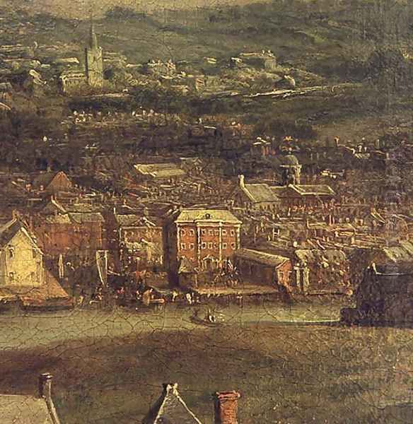 View of Cork Oil Painting by Nathaniel Grogan