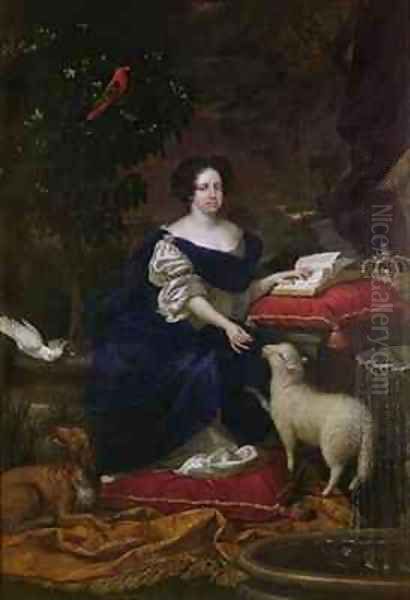 Catherine of Braganza Oil Painting by Bartolomeo Gennari