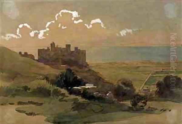 Harlech Castle Oil Painting by Georges Gascoyne