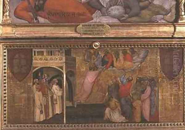 The Ascension of St John the Evangelist Oil Painting by Niccolo del Biondo Giovanni di