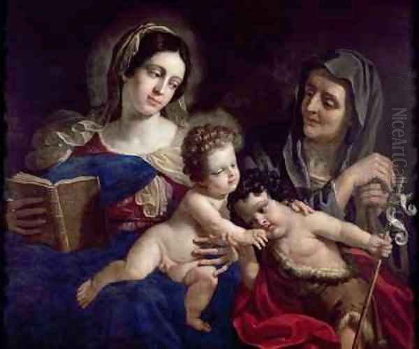 Madonna and Child Oil Painting by Benedetto the Elder Gennari