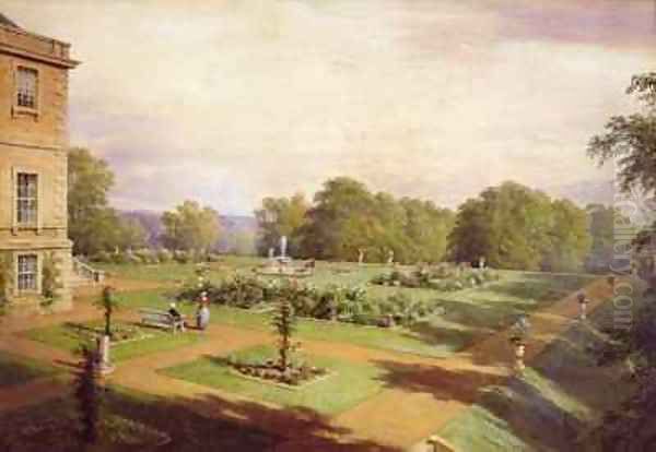 Haddo House Oil Painting by James William Giles