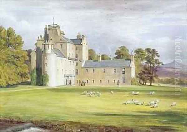 Monymusk House Oil Painting by James William Giles