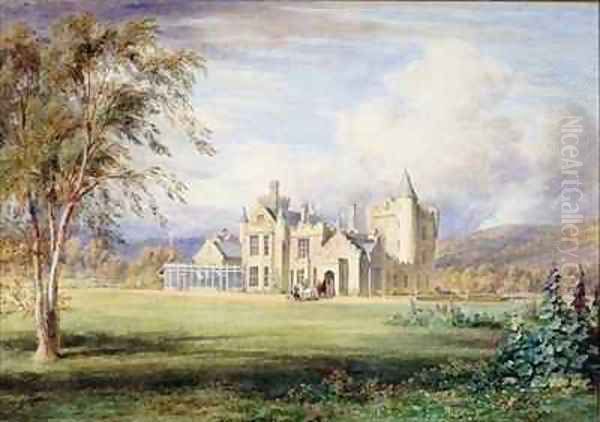 Balmoral Castle Oil Painting by James William Giles