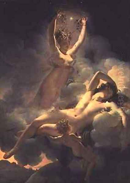 Aurora and Cephalus Oil Painting by Pierre-Narsise Gerain