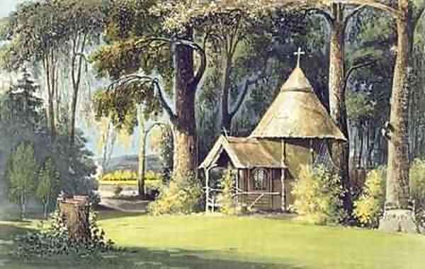 The Hermitage from Ackermanns Repository of Arts Oil Painting by John Gendall