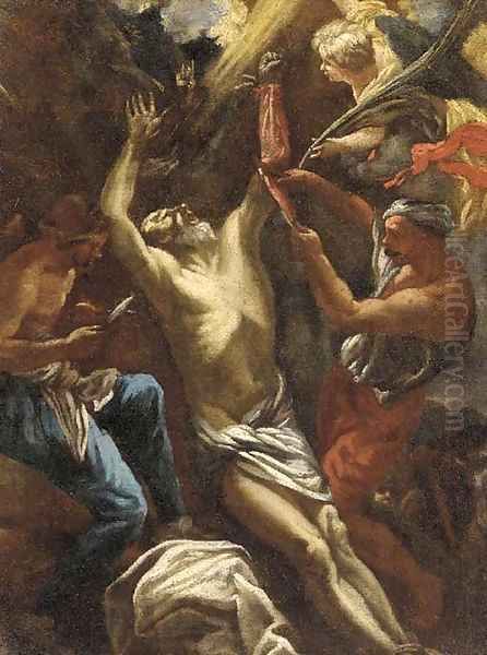 The Flaying of Marsyas Oil Painting by Luca Giordano