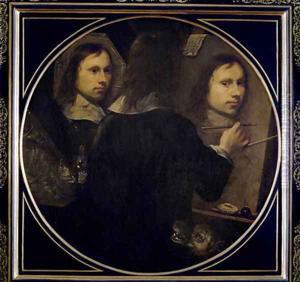 Self Portrait Oil Painting by Johannes Gumpp