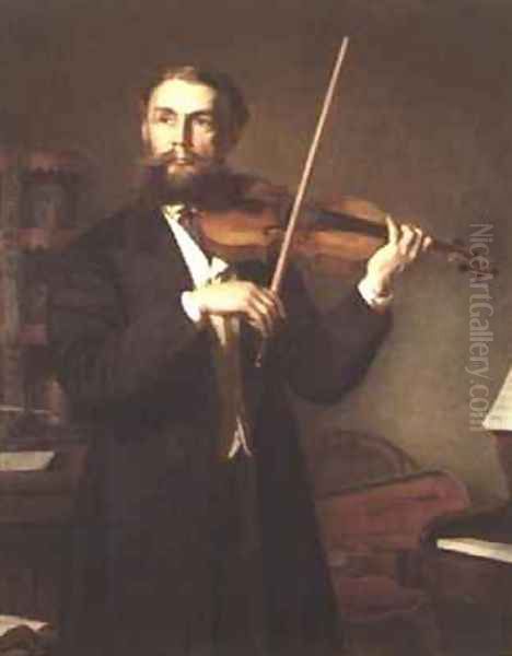 Carl Deichmann Oil Painting by Ernest Gustave Girardot